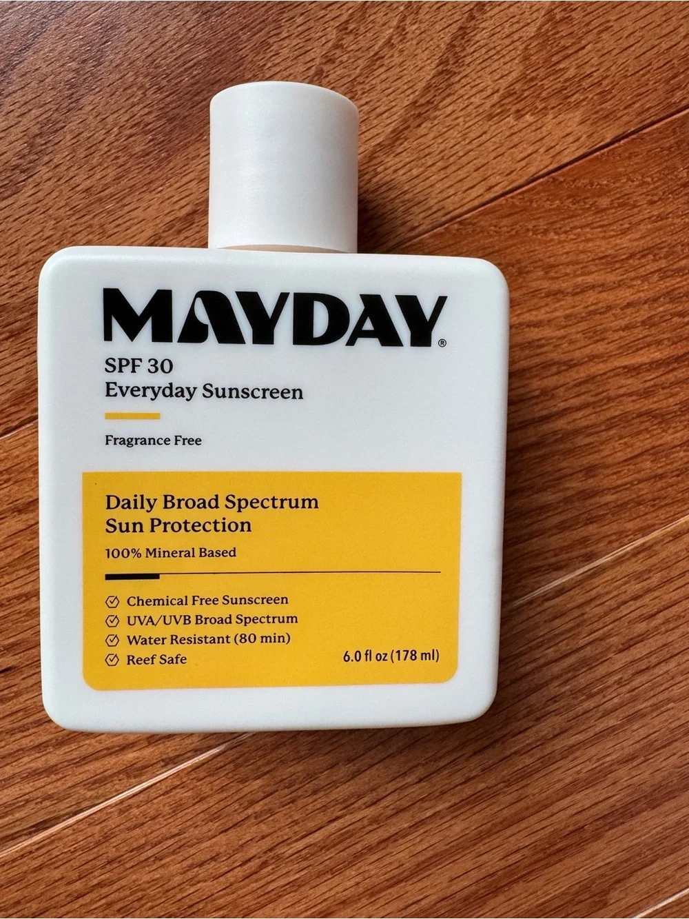 Mayday SPF 30 Everyday Sunscreen - Mineral based and fragrance free